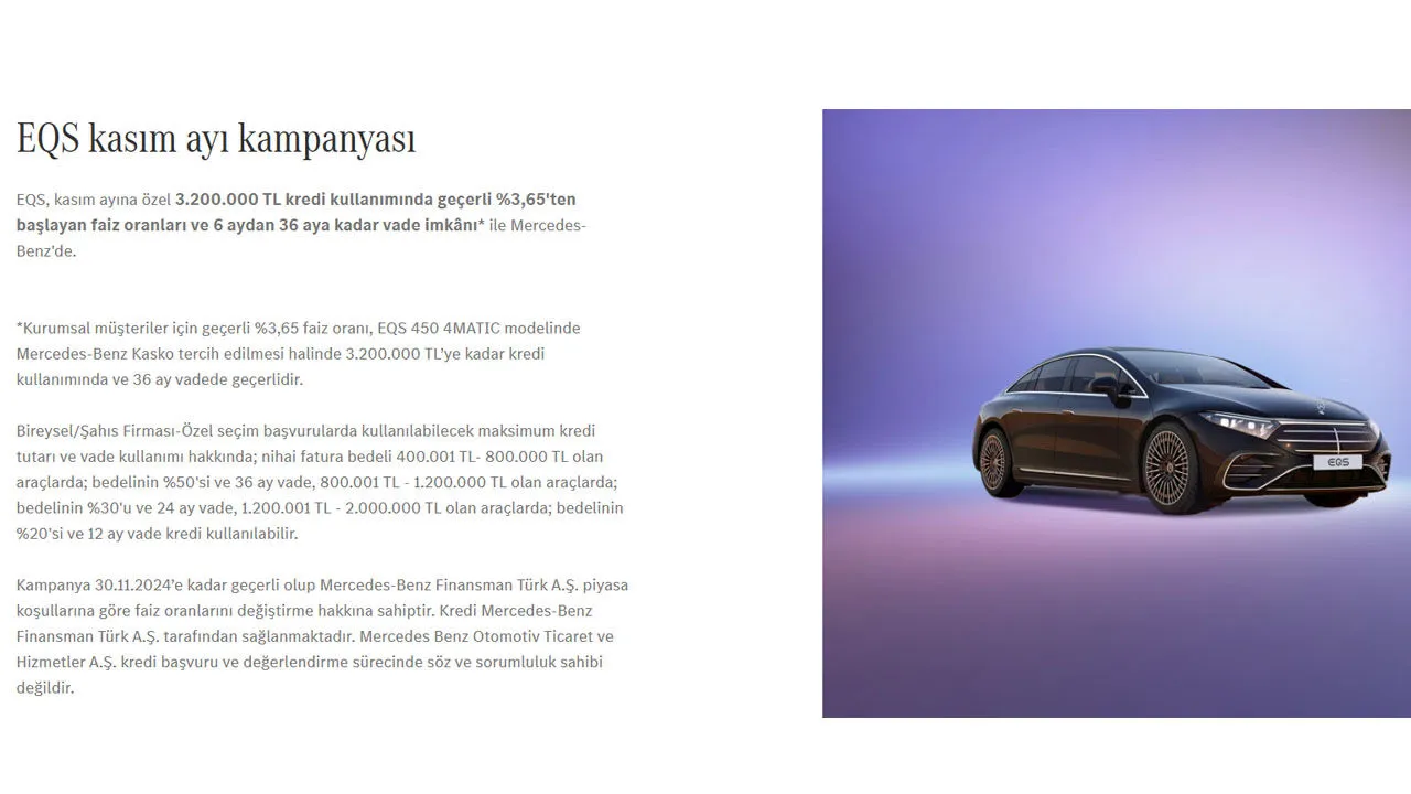 Mercedes Kasım kampanyası başladı! İşte indirimli modeller
