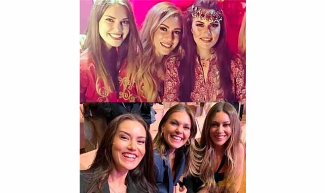 Aslı Enver, Sinem Kobal ve Fahriye Evcen'den yıllar sonra aynı poz