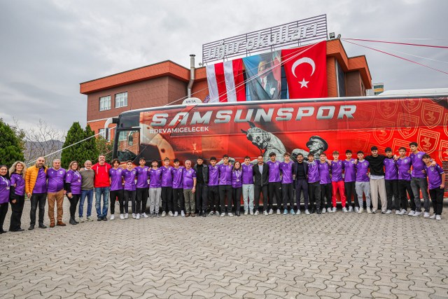 Uğur Okulları'nda Samsunspor coşkusu