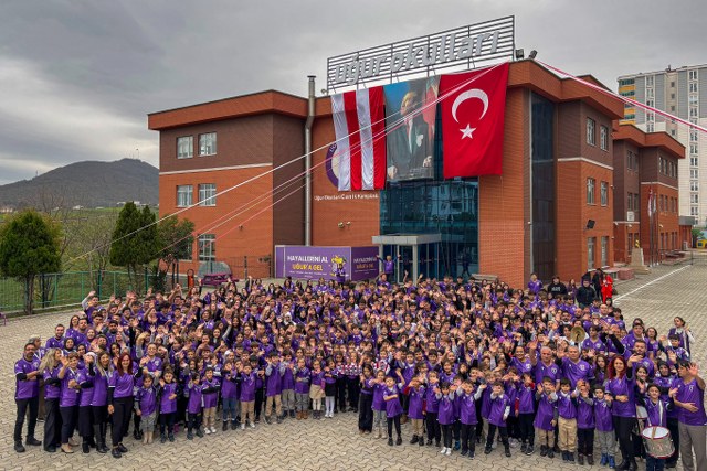 Uğur Okulları'nda Samsunspor coşkusu