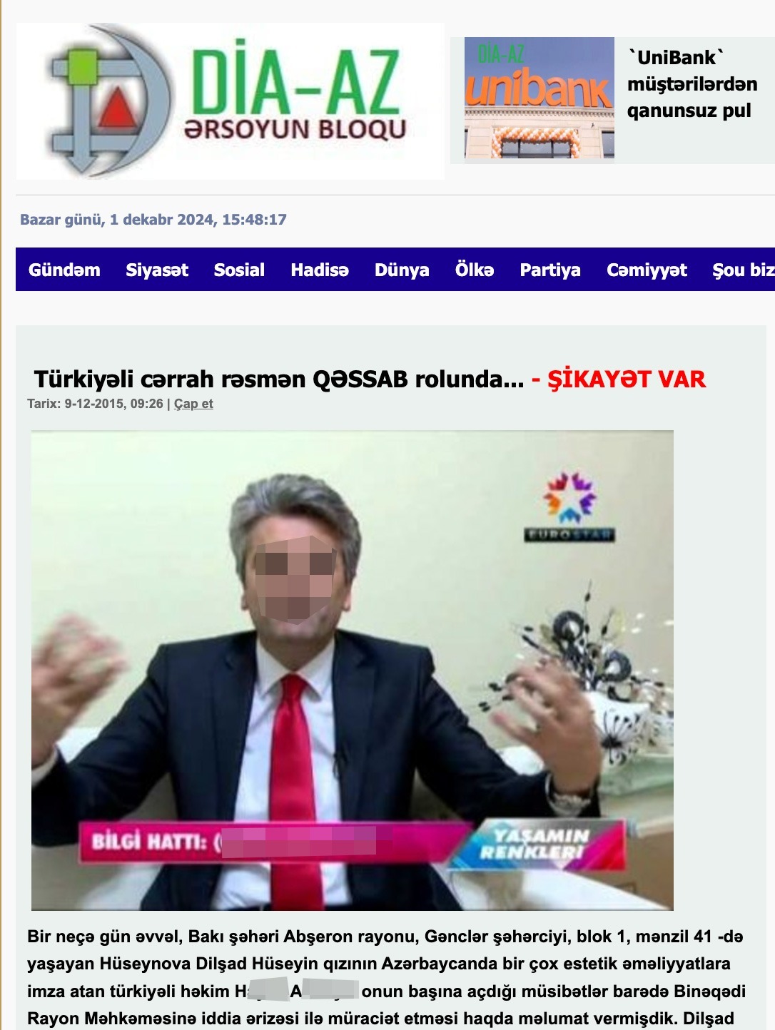 Samsun'da estetik skandalı iddiaları büyüyor! Kadının kolunu çuval gibi dikmiş