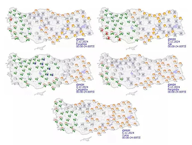Meteoroloji uyardı: Kar, fırtına ve sağanak yağış geliyor!