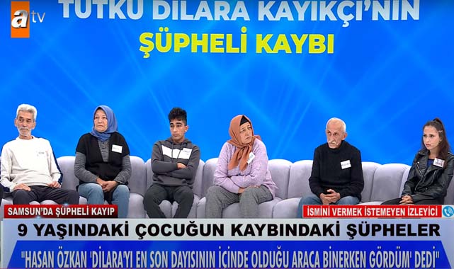 Müge Anlı'da Terme'de kaybolan Dilara Kayıkçı'nın gizemi çözülüyor mu? En son dayısı arabaya bindirdi