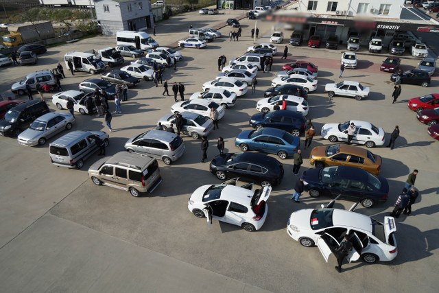 Samsun 2. el oto pazarında hareketlilik