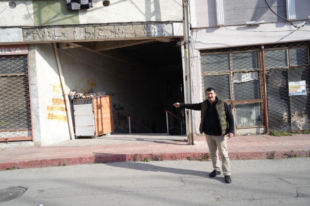 Samsun'da ilginç mimari! Sokak altından geçen apartman