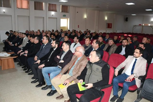 Samsun Alaçam'da muhtarlar Sosyal Yardımlaşma Vakfı için üye seçti