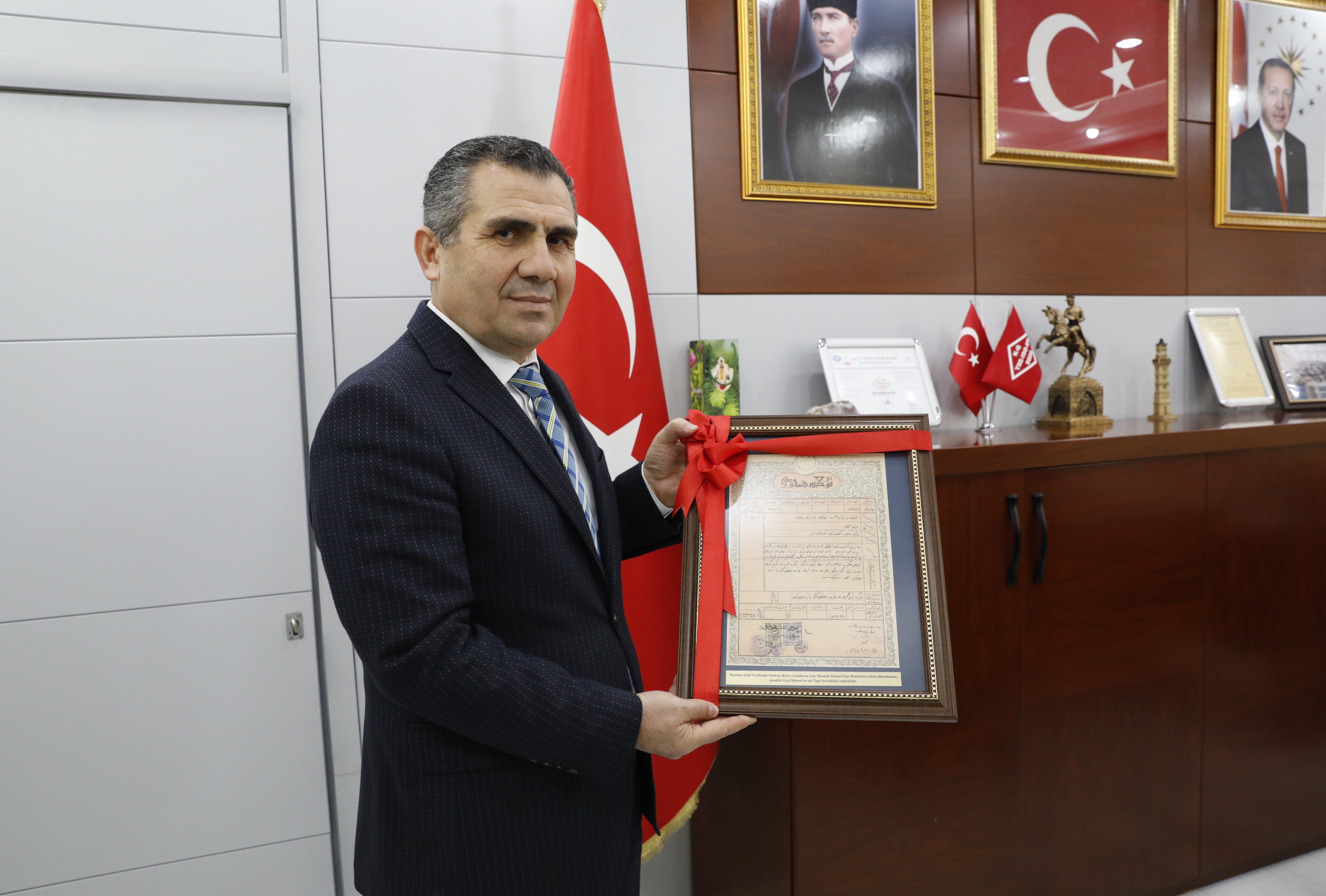 Samsun'da Atatürk'e ait tarihi tapu senedi bulundu