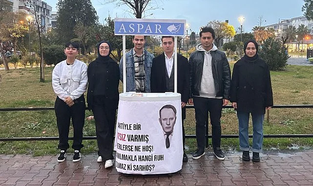 Aspar Derneği Türkçü yazar Hüseyin Nihâl Atsız'ın ölüm yıldönümünde Samsun'da lokum ve kitap dağıttı
