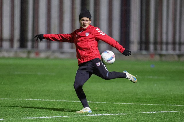 Samsunspor Sivasspor maçına ısınıyor