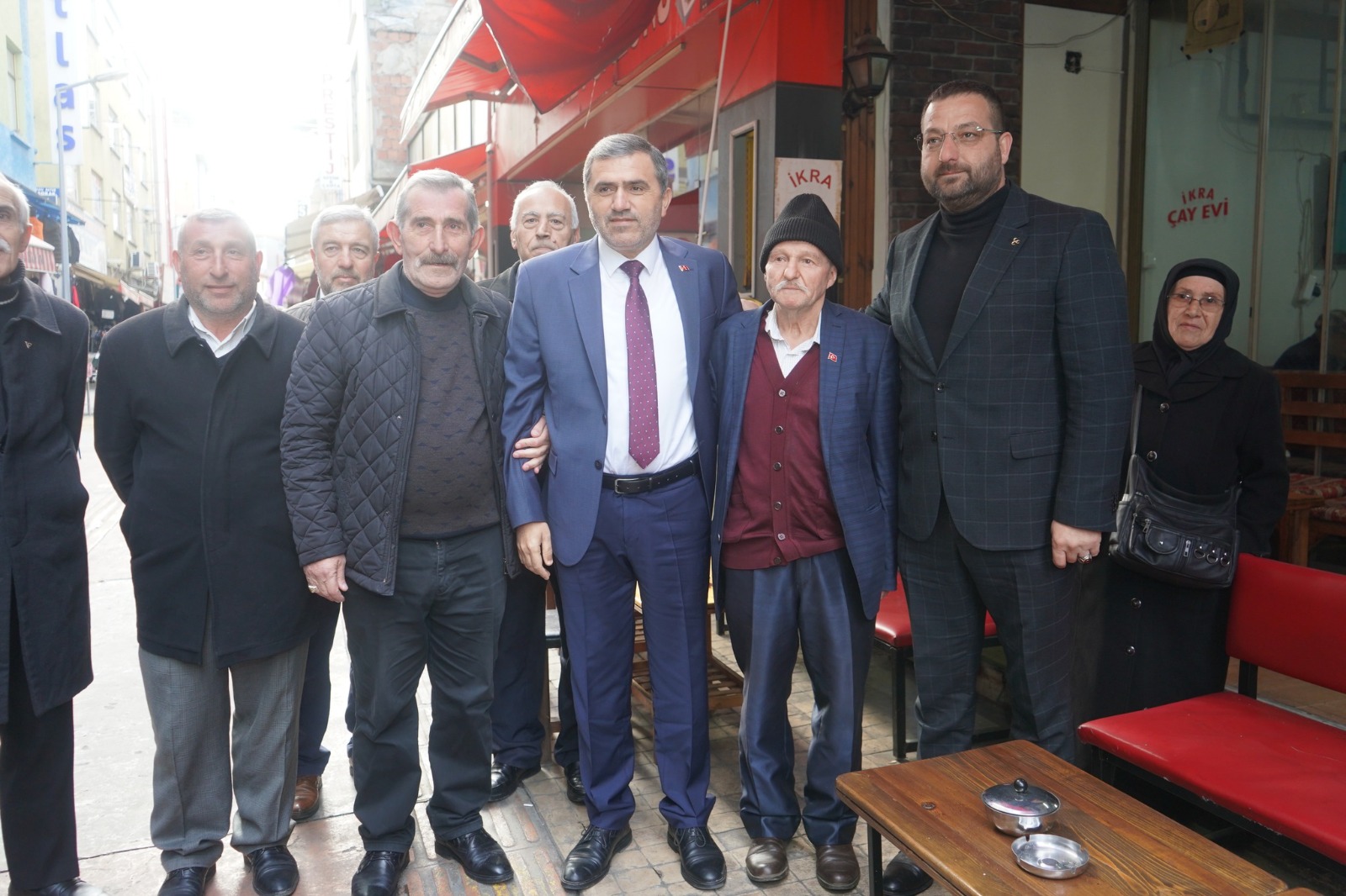 MHP İl Başkanı Burhan Mucur’dan esnaf ziyareti