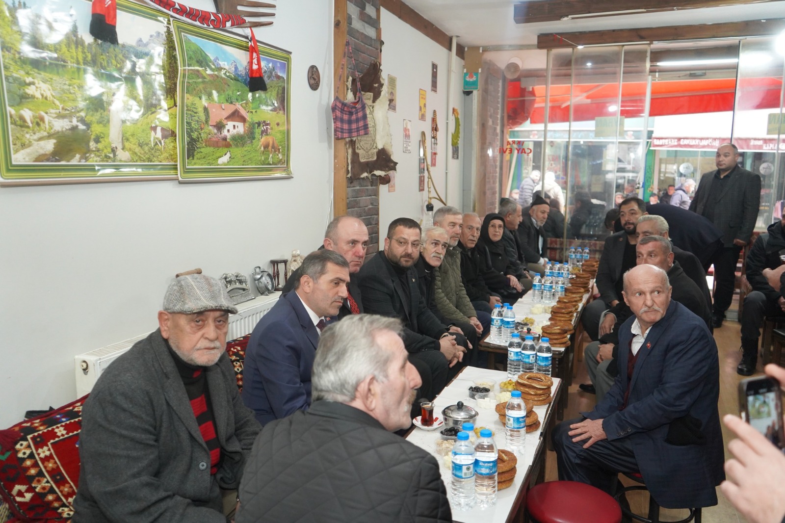 MHP İl Başkanı Burhan Mucur’dan esnaf ziyareti