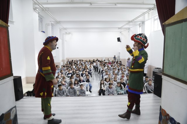 Samsun İlkadım Belediyesi'nden miniklere 'Karagöz ile Trafik Eğitimi'