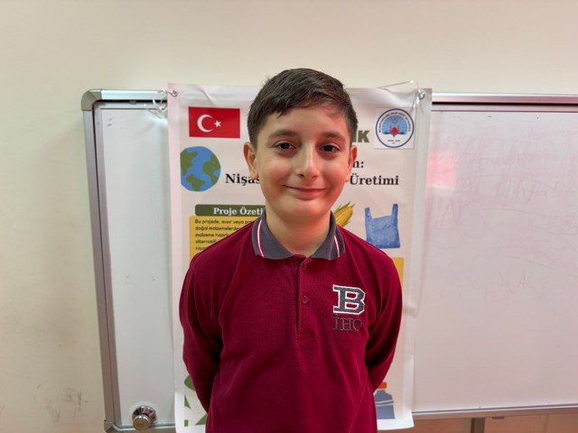 Samsun’da öğrencilerinden plastik kirliliğine nişastalı çözüm