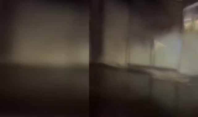 Şiddetli fırtına dalgaları coşturdu camlar patladı