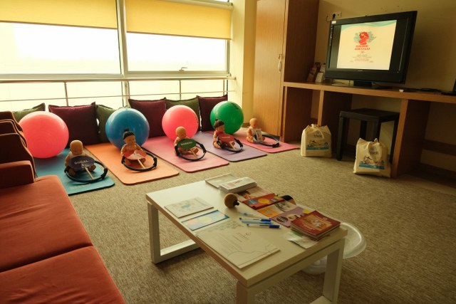 Samsun Terme’de Gebe Okulu, anne adaylarını doğuma hazırlıyor