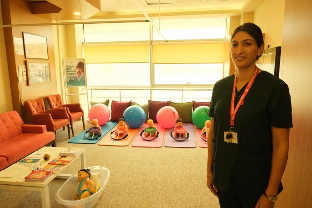 Samsun Terme’de Gebe Okulu, anne adaylarını doğuma hazırlıyor