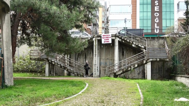Samsun Atakum'da engelliler sokak merdivenlerine asansör istiyor