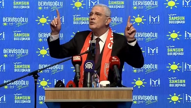 İYİ Parti Genel Başkanı Müsavat Dervişoğlu Samsun'da