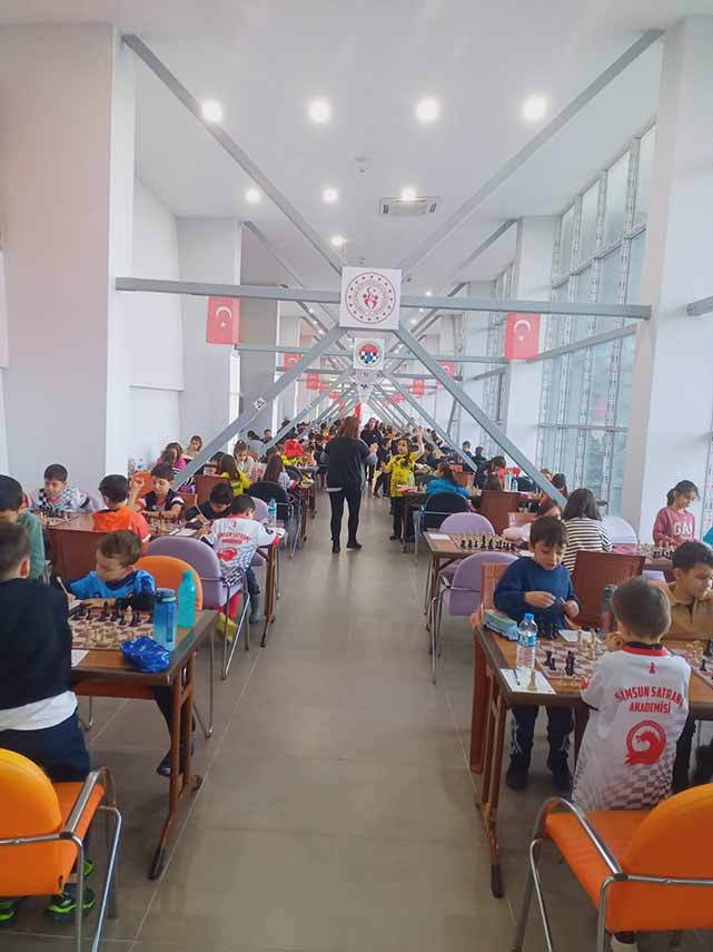 Samsun’da Küçükler Satranç İl Birinciliği sona erdi