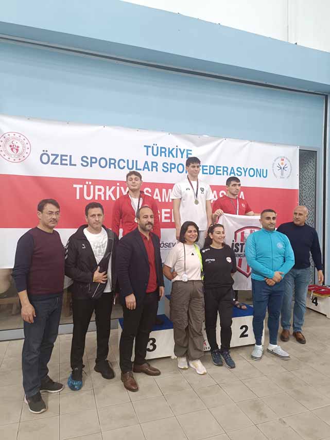 Samsunlu özel sporcular Türkiye Şampiyonası’nda parladı!