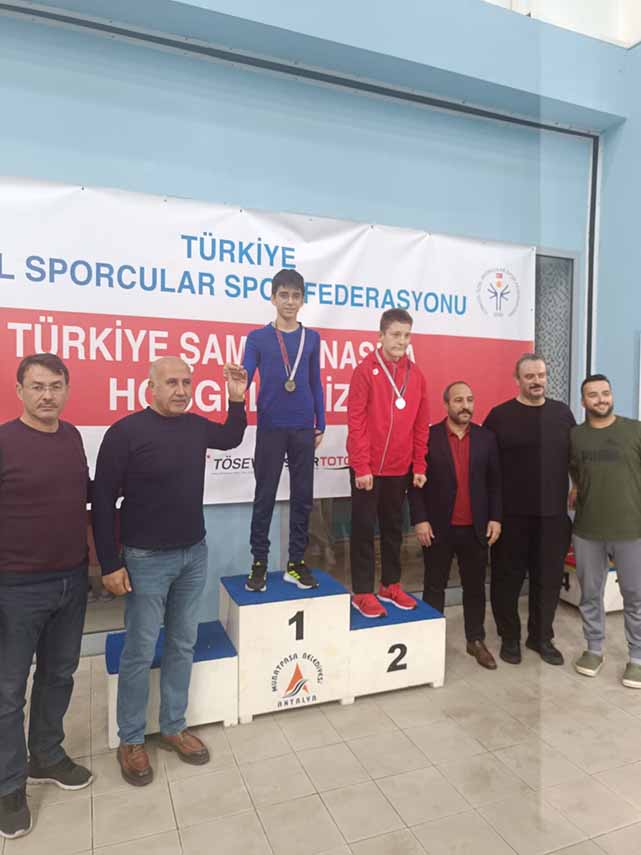 Samsunlu özel sporcular Türkiye Şampiyonası’nda parladı!