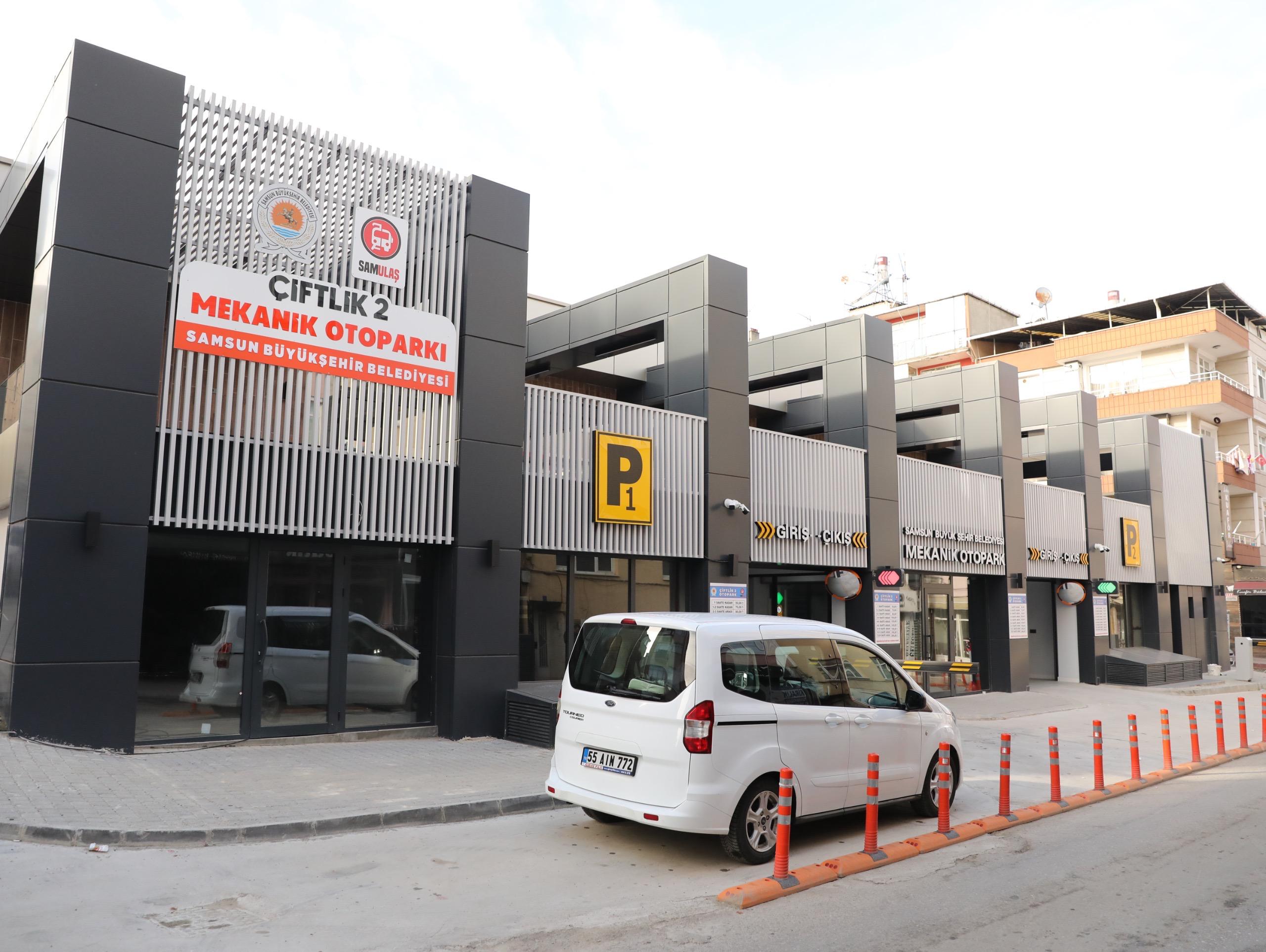 Samsun'da Mekanik Otoparkı ve Anakent Otoparkı açıldı
