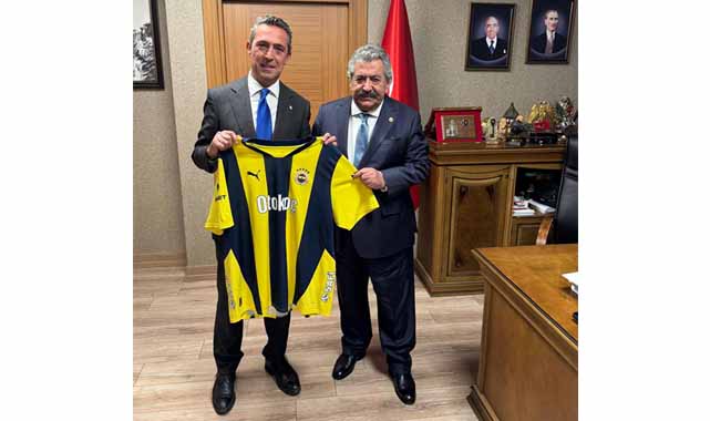 Fenerbahçe Başkanı Ali Koç'dan MHP Genel Merkezine ziyaret