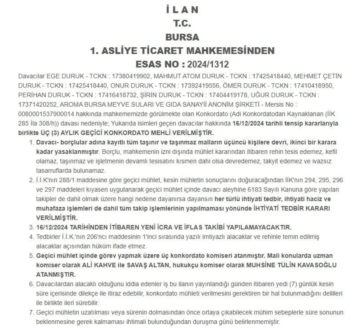 Türk içecek devi iflasın eşiğinde! Konkordato başvurusunda bulundu