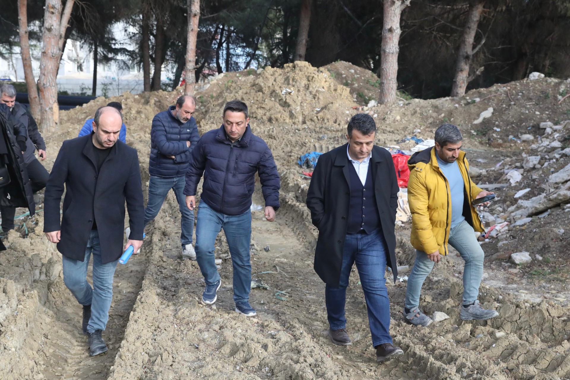 Halit Doğan projeyi yerinde inceleyerek vatandaşlarla bir araya geldi