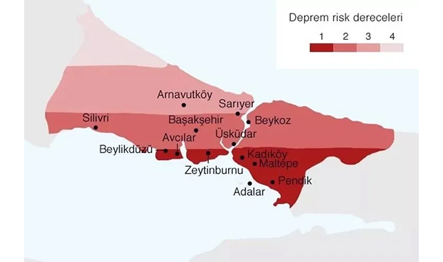 Olası İstanbul depreminde fay hattındaki ilçeler!