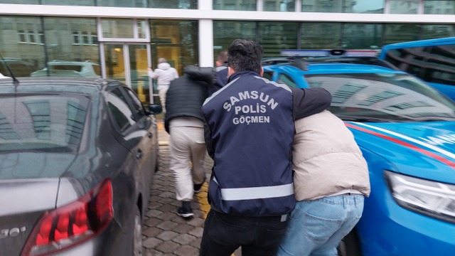 Samsun'da göçmen kaçakçılığı yapan 3 Afgan yakalandı