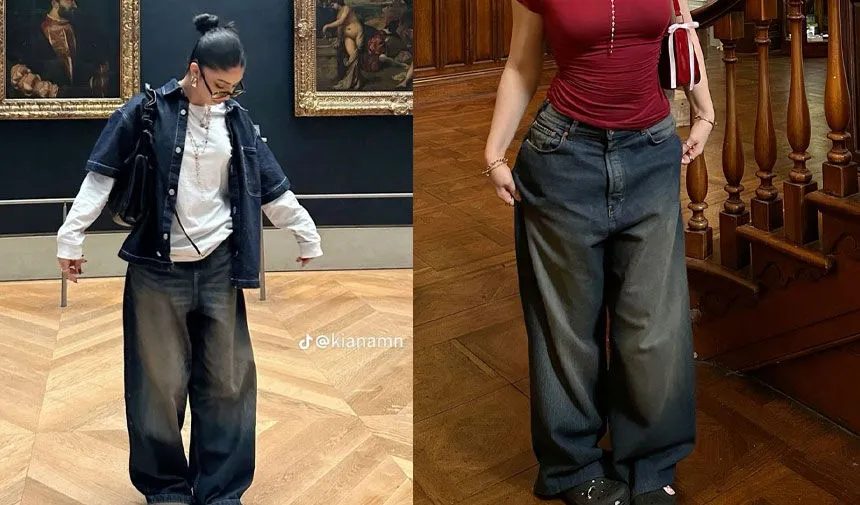 Yeni pantolon modası ‘Baggy’: Slim pantolonlara veda! Hem rahat hem havalı
