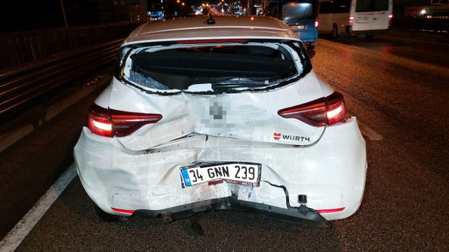 Samsun'un Tekkeköy ilçesinde zincirleme trafik kazası