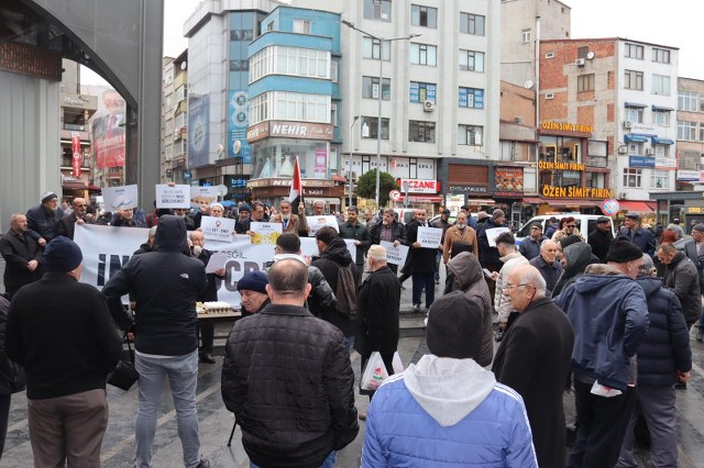 Saadet Partisi Samsun İl Başkanlığı asgari ücreti protesto etti