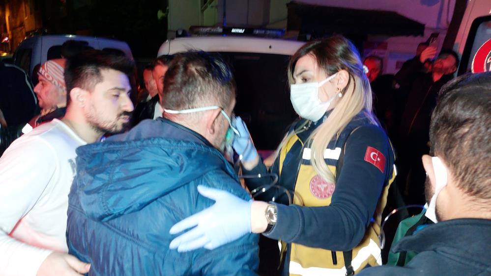 Samsun'da feci yangın! Hastaneye kaldırıldılar