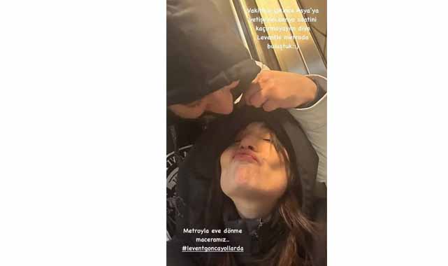 Evine metroyla dönen Gonca Vuslateri gizlice fotoğrafını çekenlere seslendi