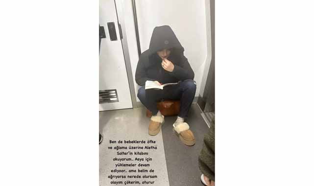 Evine metroyla dönen Gonca Vuslateri gizlice fotoğrafını çekenlere seslendi