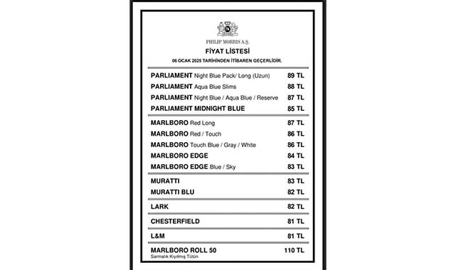 Sigaraya okkalı zam geldi