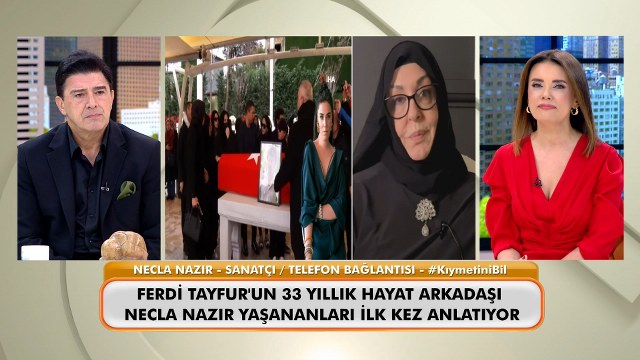 Necla Nazır, Ferdi Tayfur'un cenazesindeki gerilim hakkında konuştu