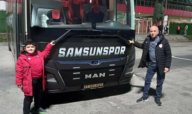 DMD hastası Doruk Efe’nin Samsunspor aşkı engel tanımıyor