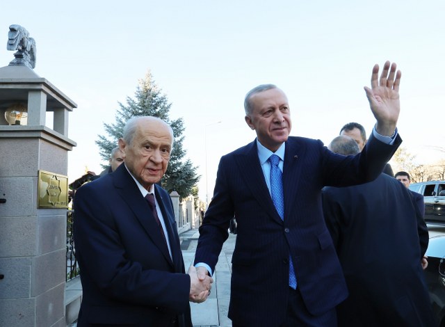 Cumhurbaşkanı Erdoğan, Bahçeli ile görüştü