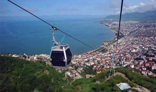 Samsun'da teleferik aylardır hizmet vermiyor