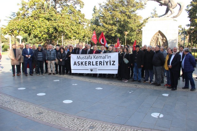 ADD Samsun'dan TSK'dan ihracı istenen askerlere destek