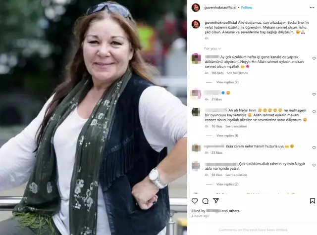 ‘Yaprak Dökümü’ dizisinin Hayriye’sinden rol arkadaşına veda!