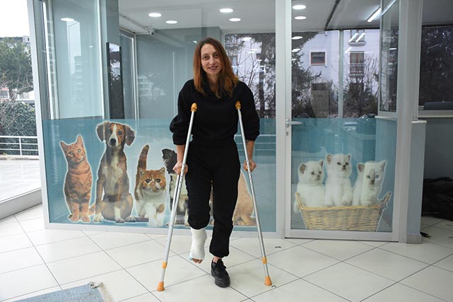 Samsun’da motosiklet kazası geçiren veterinerden uyarılar