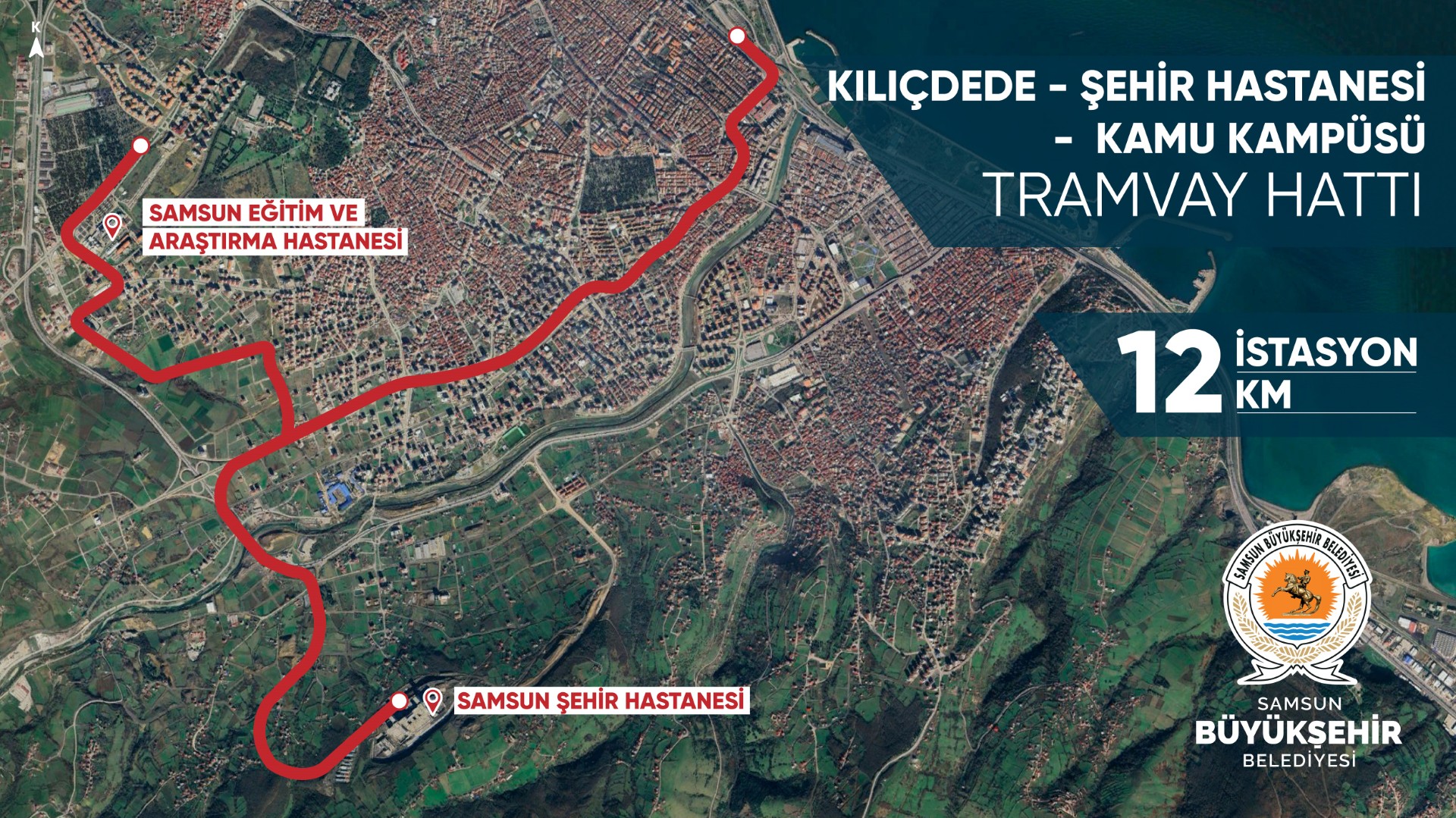 Samsun Şehir Hastanesi tramvay hattı ile ilgili gelişme