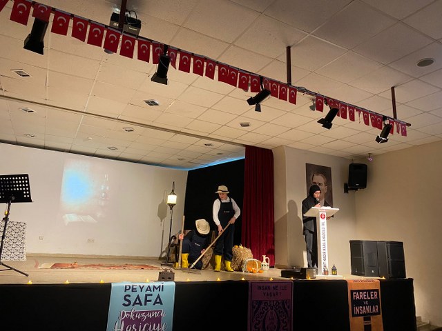 Samsun Alaçam'da sanat dolu saatler yaşandı