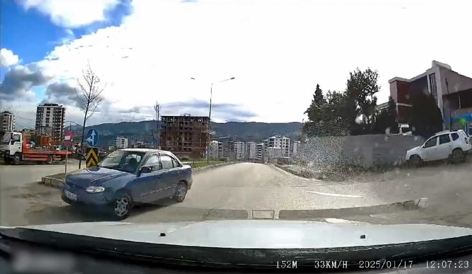 Samsun’da bir ters yön vakası daha: Sürücü trafiği tehlikeye soktu!