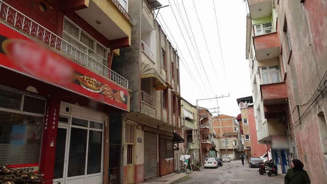 Samsun Canik'te baca yangını