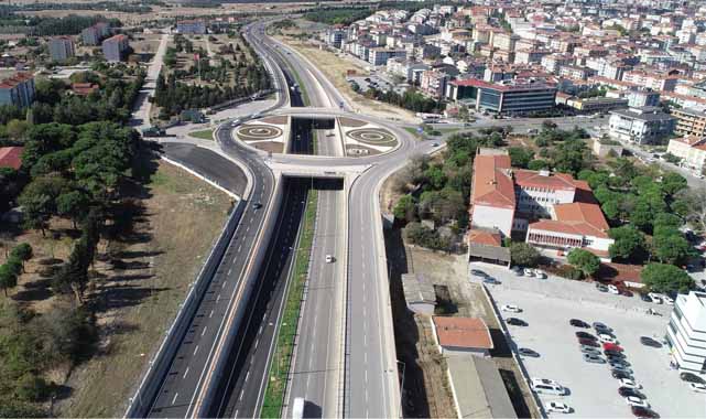 Samsun'da Şehir Geçişi Yeşilkent Kavşağında trafik akışı değişti